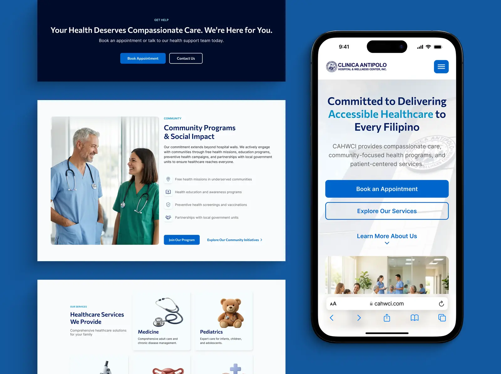 Clinica Antipolo Hospital feature highlights collage